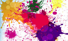 splachled colored in circled